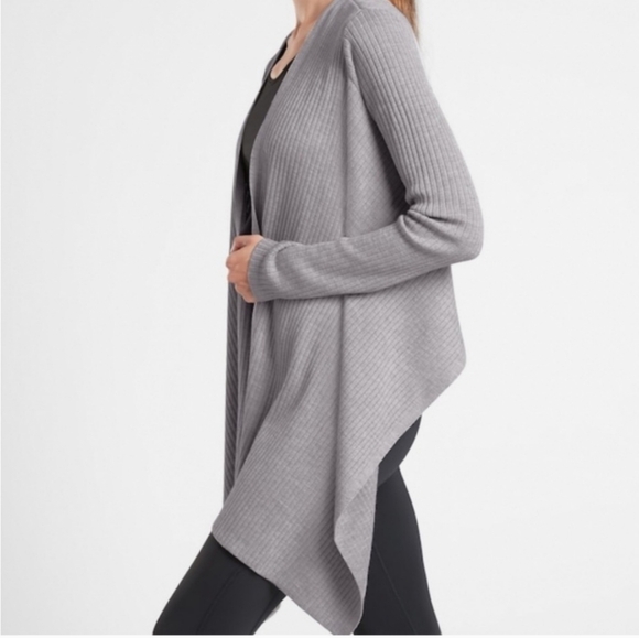 Athleta Solstice Wrap Gray XXS EUC - Picture 4 of 10
